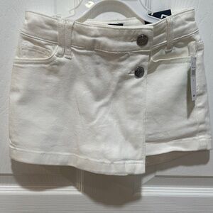 GAP Cream Denim Skort
